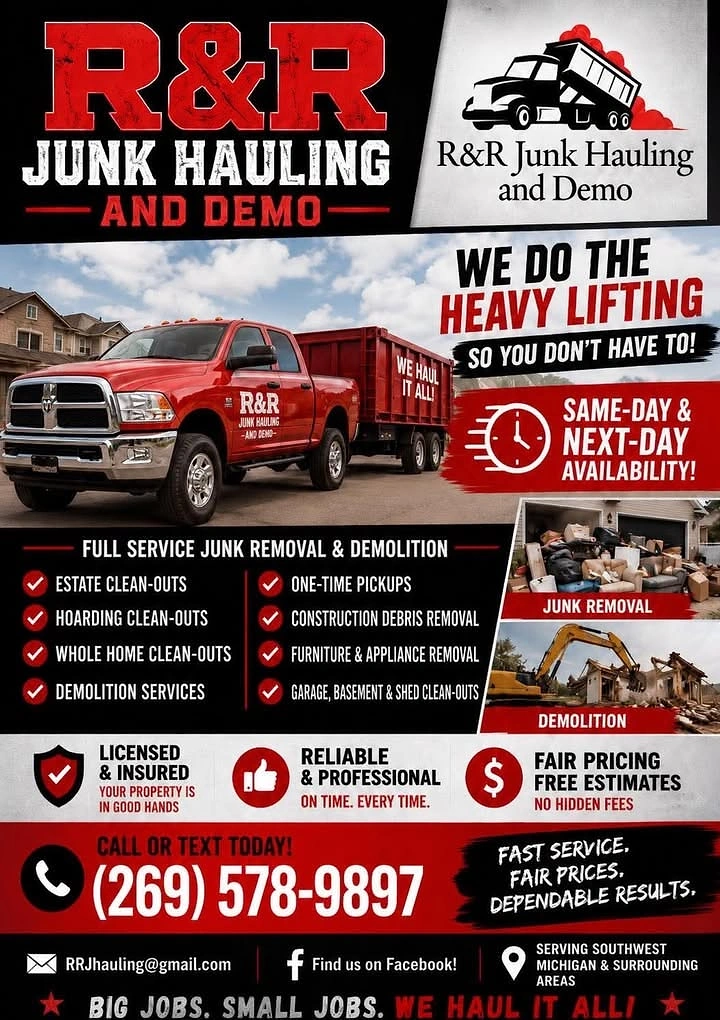 Junk Removal creative ad: Heavy-lifting promise drives strong message