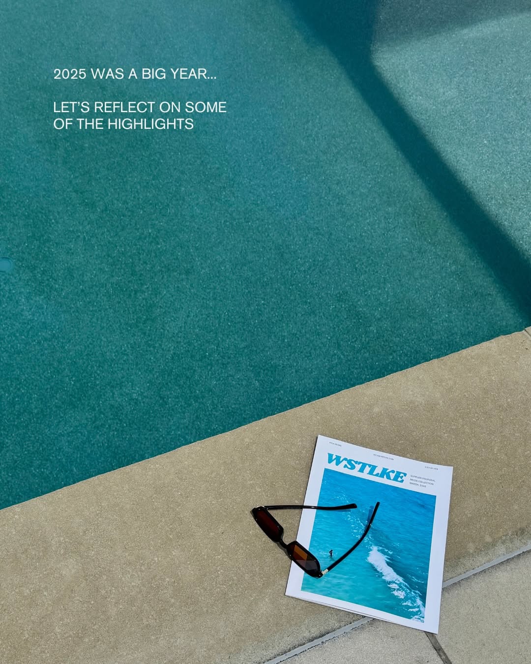 Instagram post: Reflection metaphor tied to pool highlights, slide 1