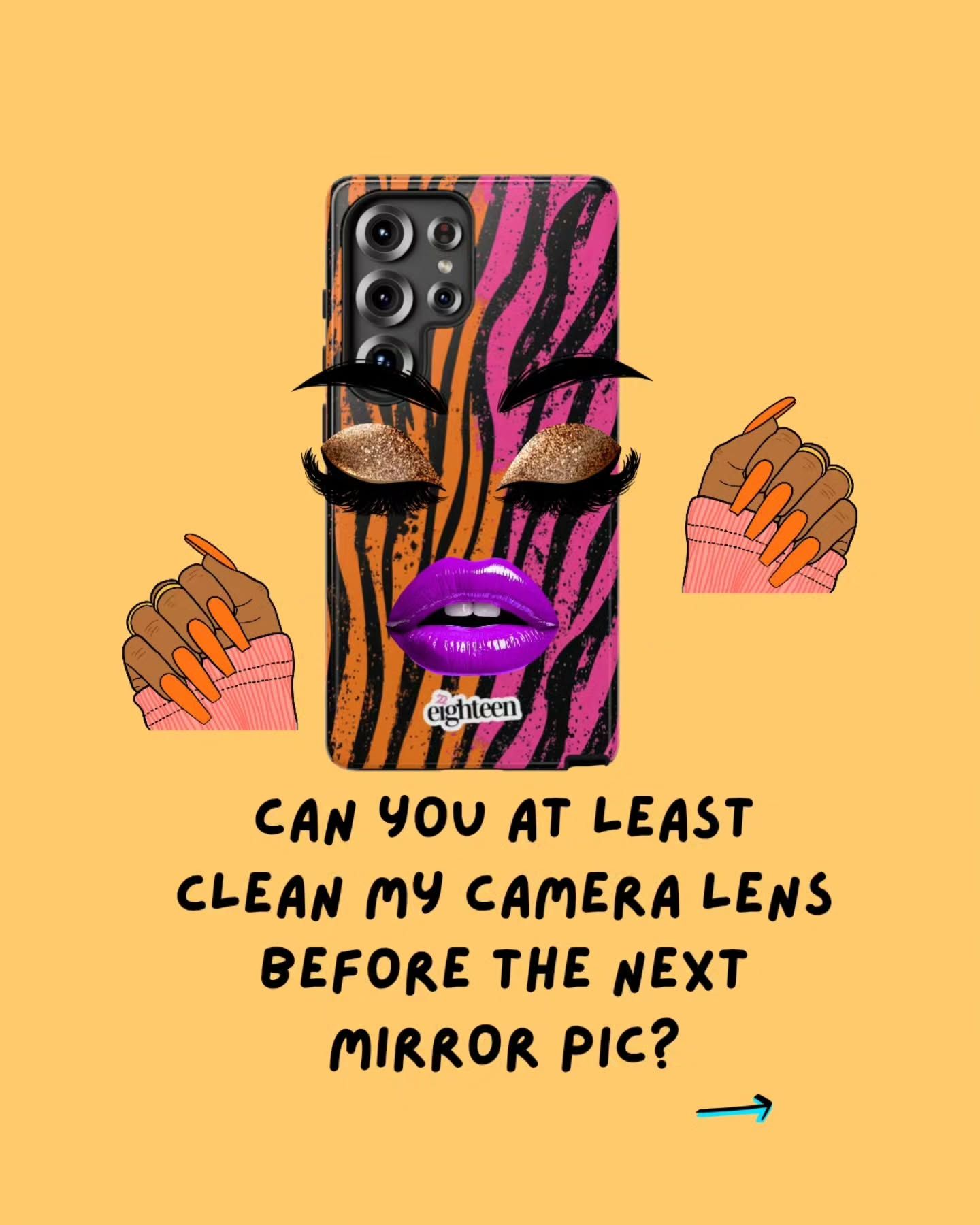 Instagram post: Phone becomes a talking character, slide 3