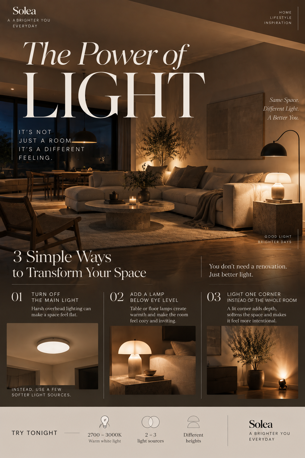 Story: Exceptional luxury lighting art direction