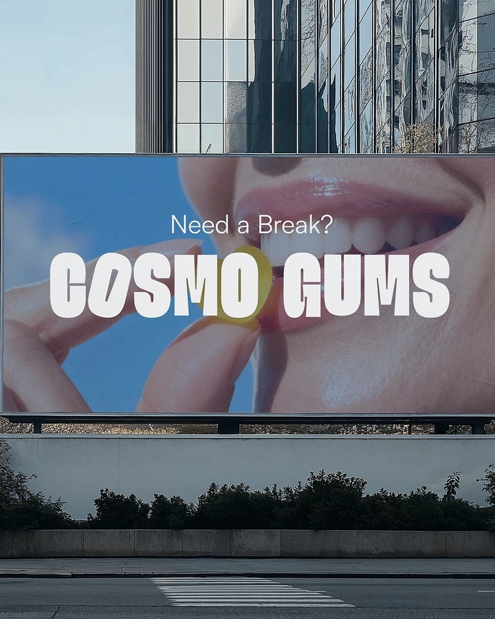Chewing Gum & Mints creative ad: Break-time billboard wordplay