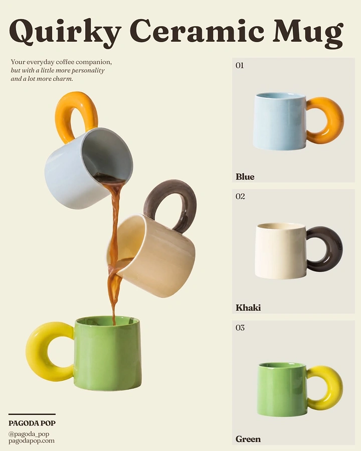 Tumblers, Flasks & Drinkware creative ad: Styled product photo, minimal layout