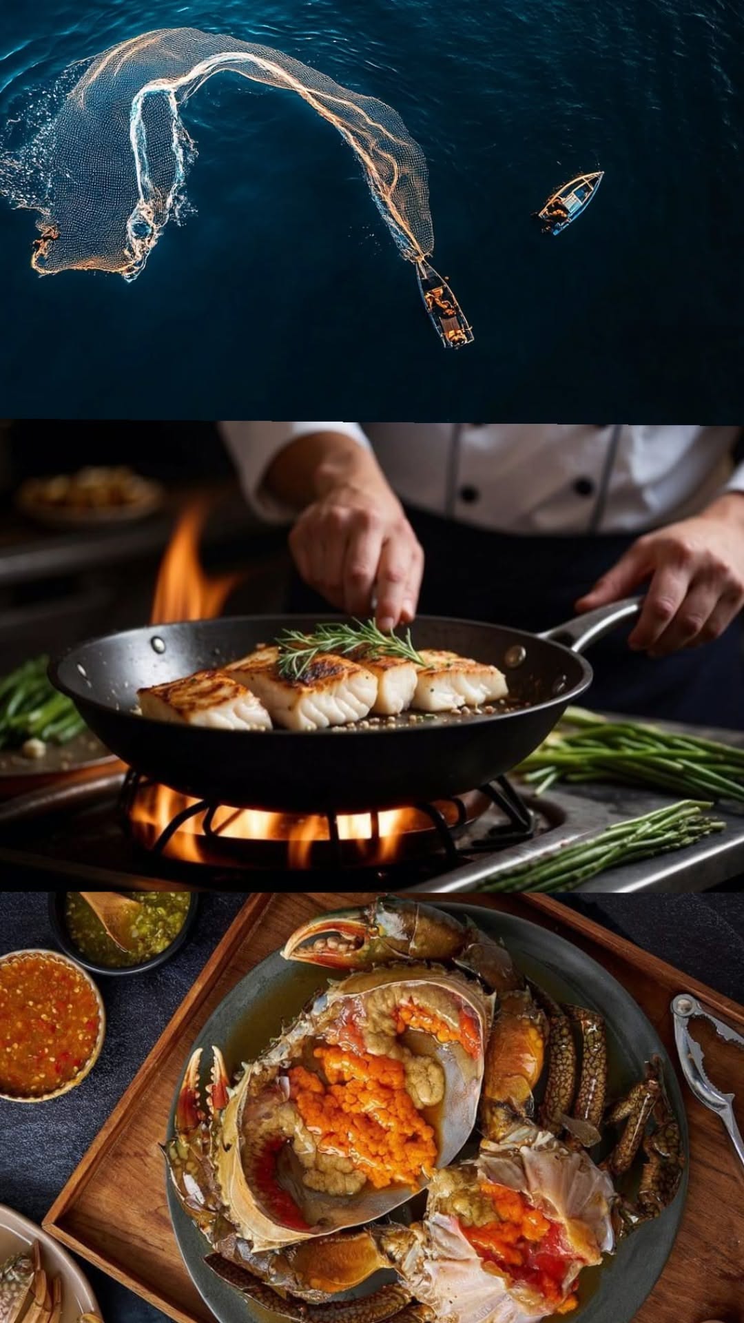 Story: Floating fish creates striking culinary metaphor