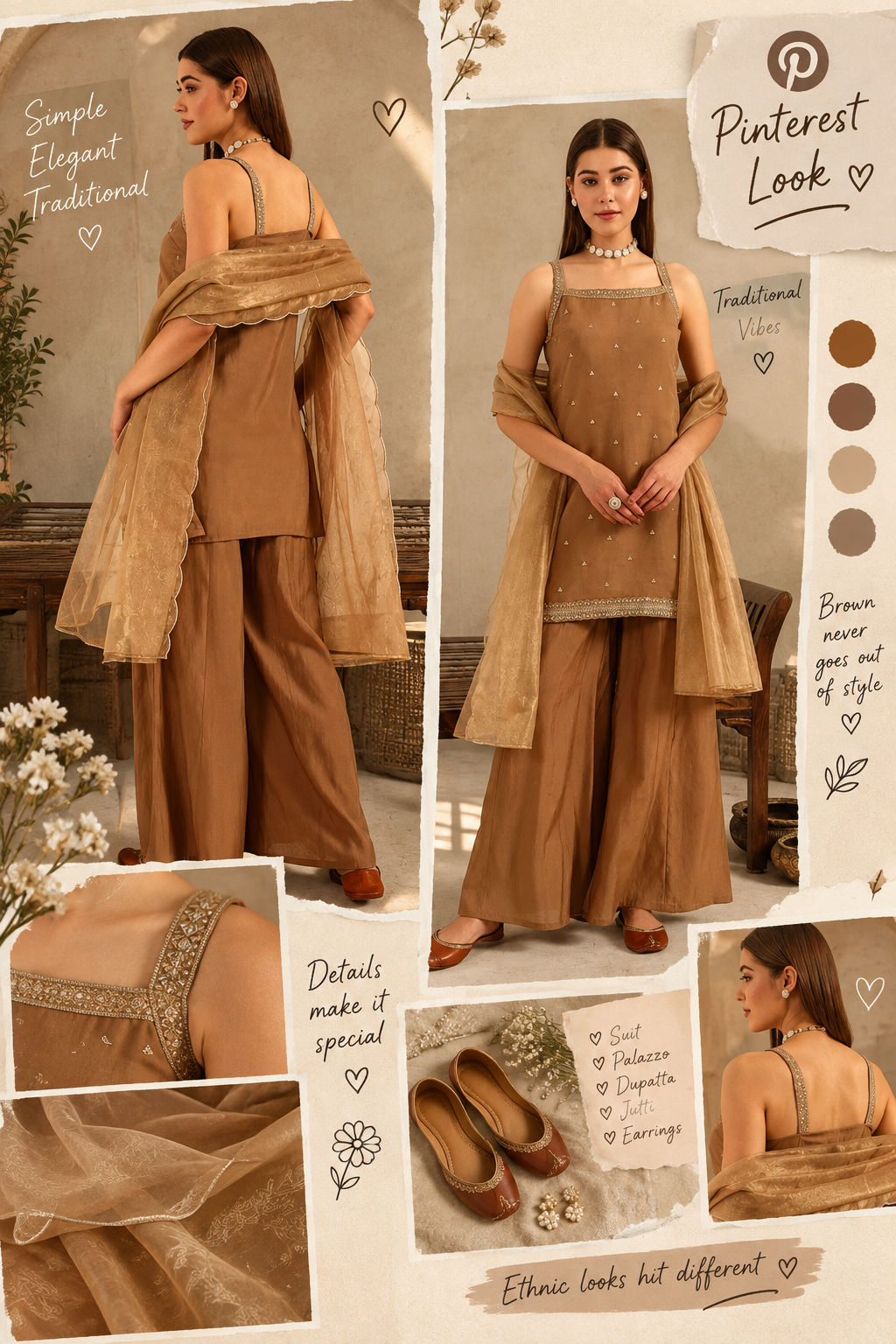 Story: Scrapbook moodboard 'Pinterest look' outfit layout