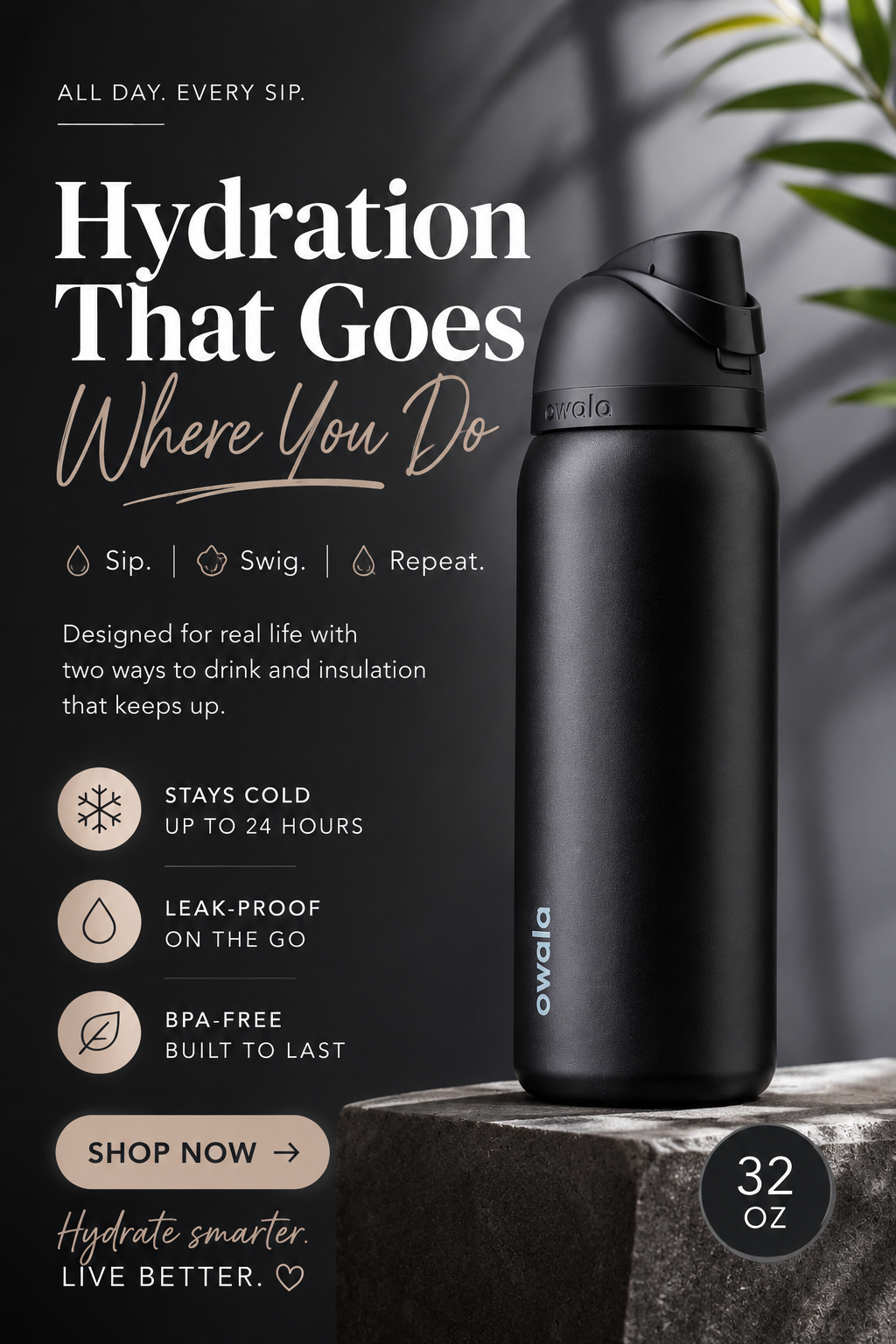 Story: Strong polished product photo presentation