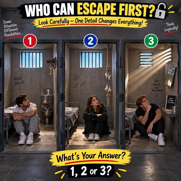 Escape Rooms creative ad: Escape race staged through prison cells