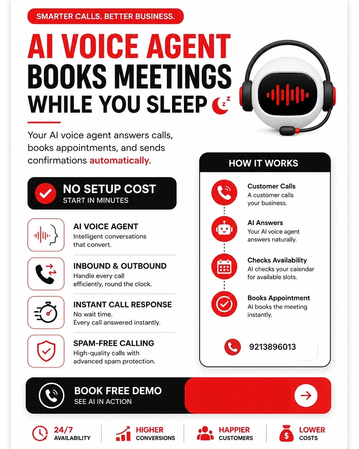 Virtual Assistant Services creative ad: Sleep booking meetings copy-image pun