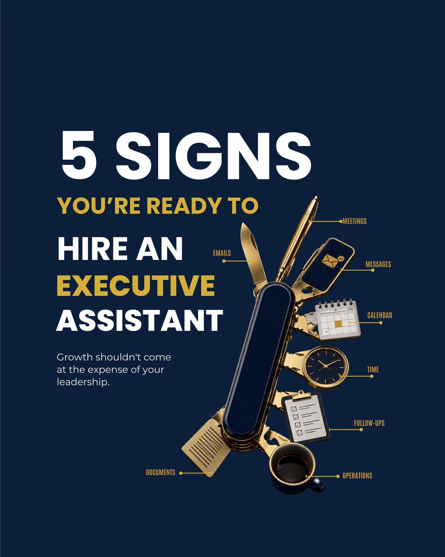 Carousel: A Swiss Army knife assembled from executive-assistant tasks, slide 1