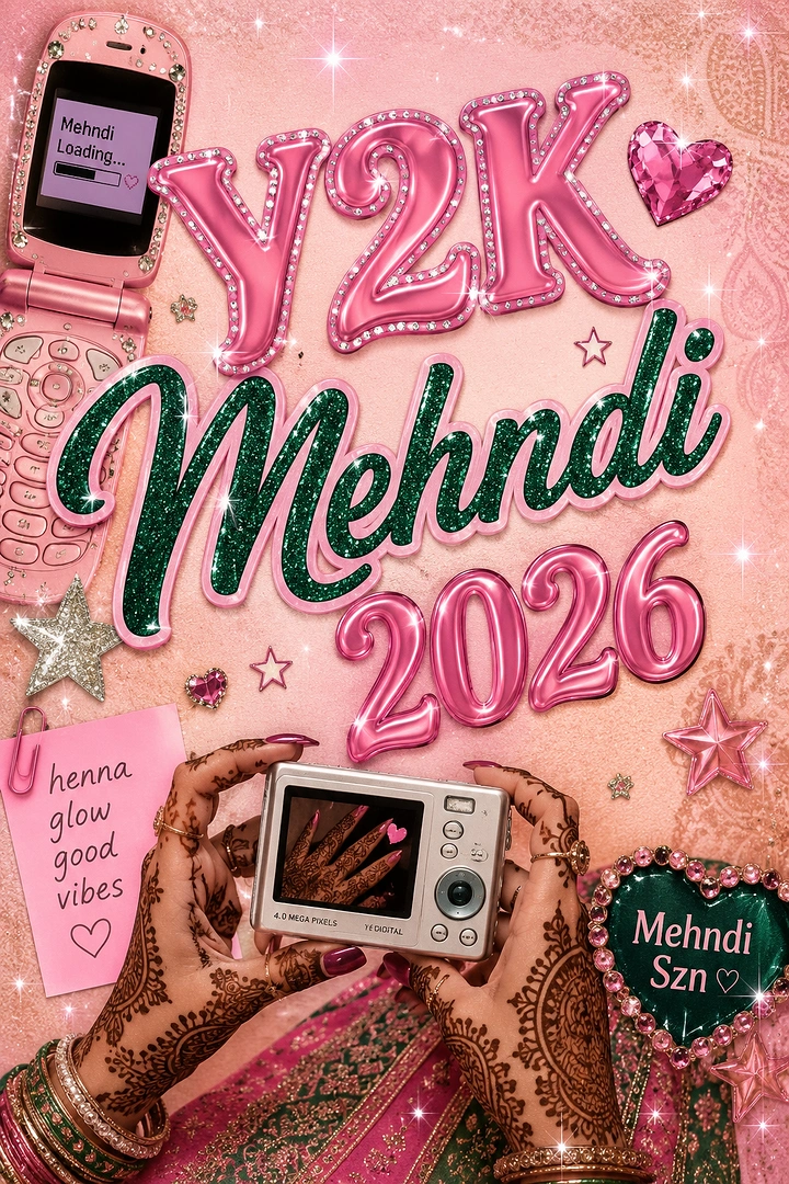 Mehndi & Henna Artists creative ad: Y2K styling makes henna memorable