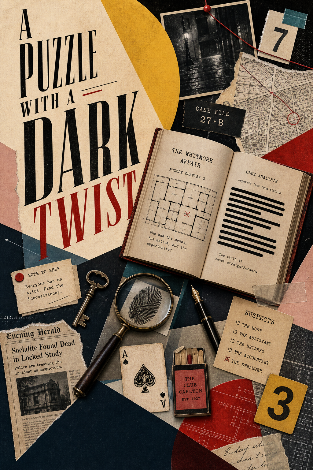 Story: Dark-twist puzzle uses tactile evidence composition