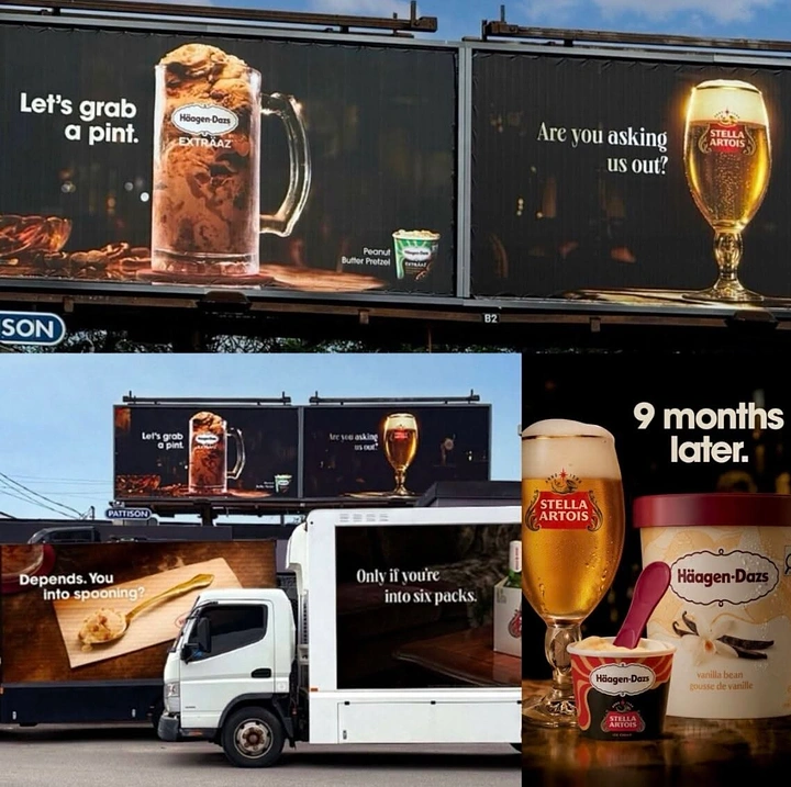 Bars & Pubs creative ad: Humorous pint-and-time campaign sequence
