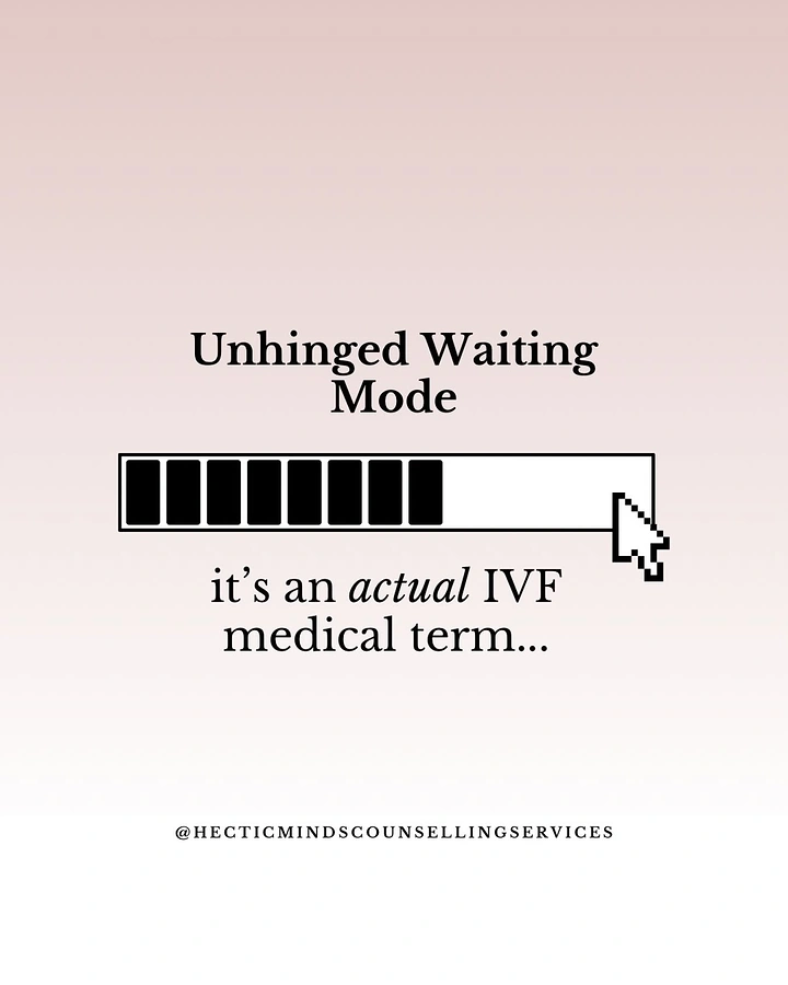 IVF & Fertility Clinics creative ad: Loading bar as IVF waiting pun