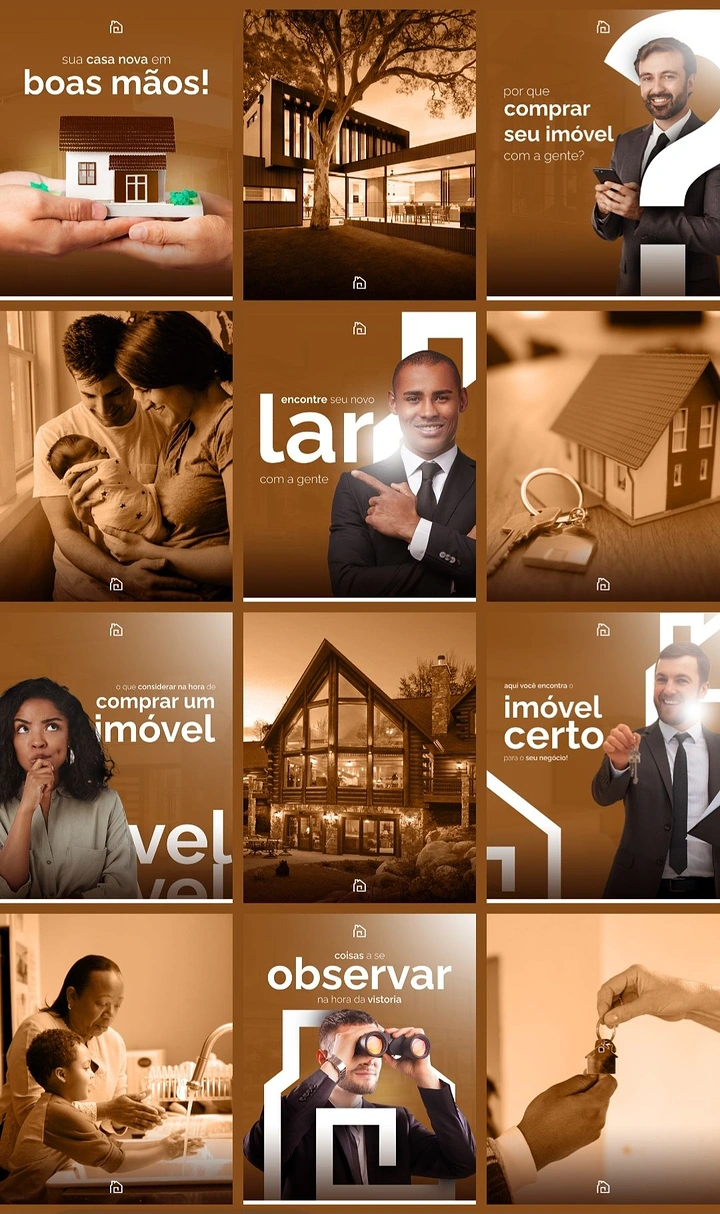 Property Management creative ad: Cohesive realtor campaign with strong art direction