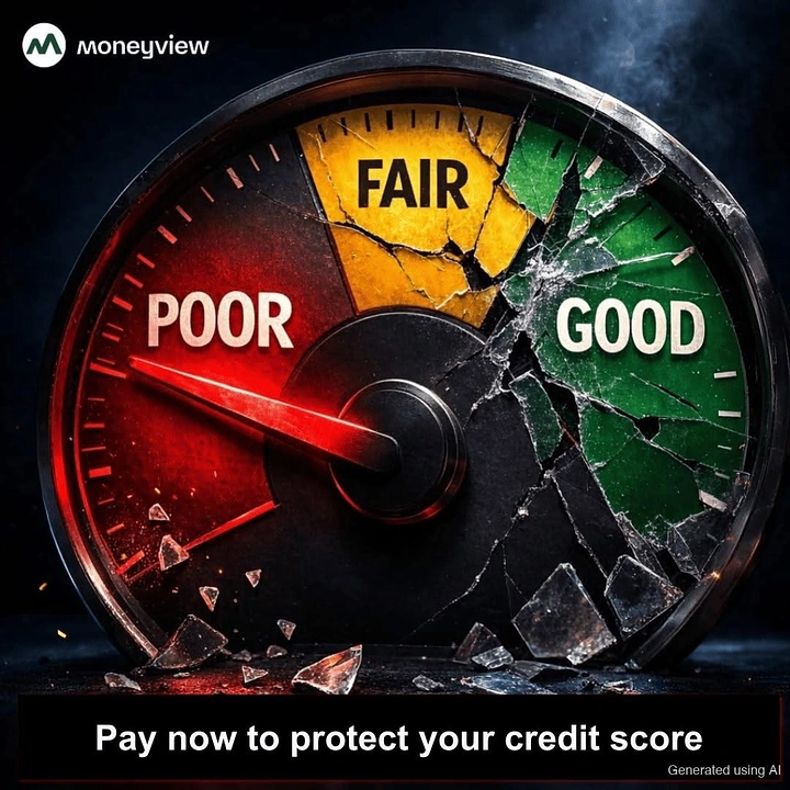 Credit Repair & Credit Score Services creative ad: Cracked score gauge creates urgency