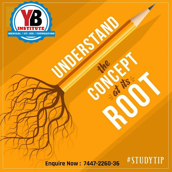 Test Prep & Exam Coaching creative ad: Pencil-root metaphor explains foundational learning