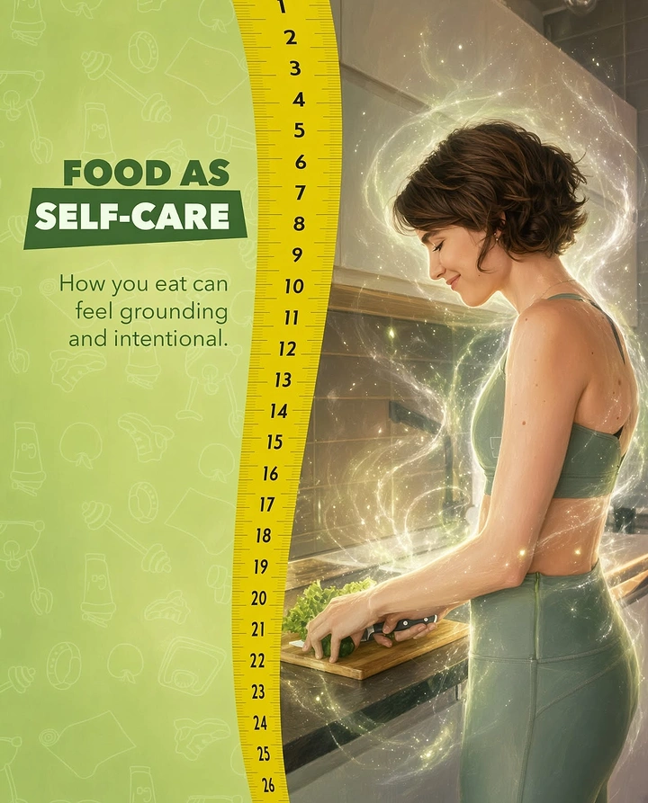 Weight Loss Clinics creative ad: Food as self-care positioning