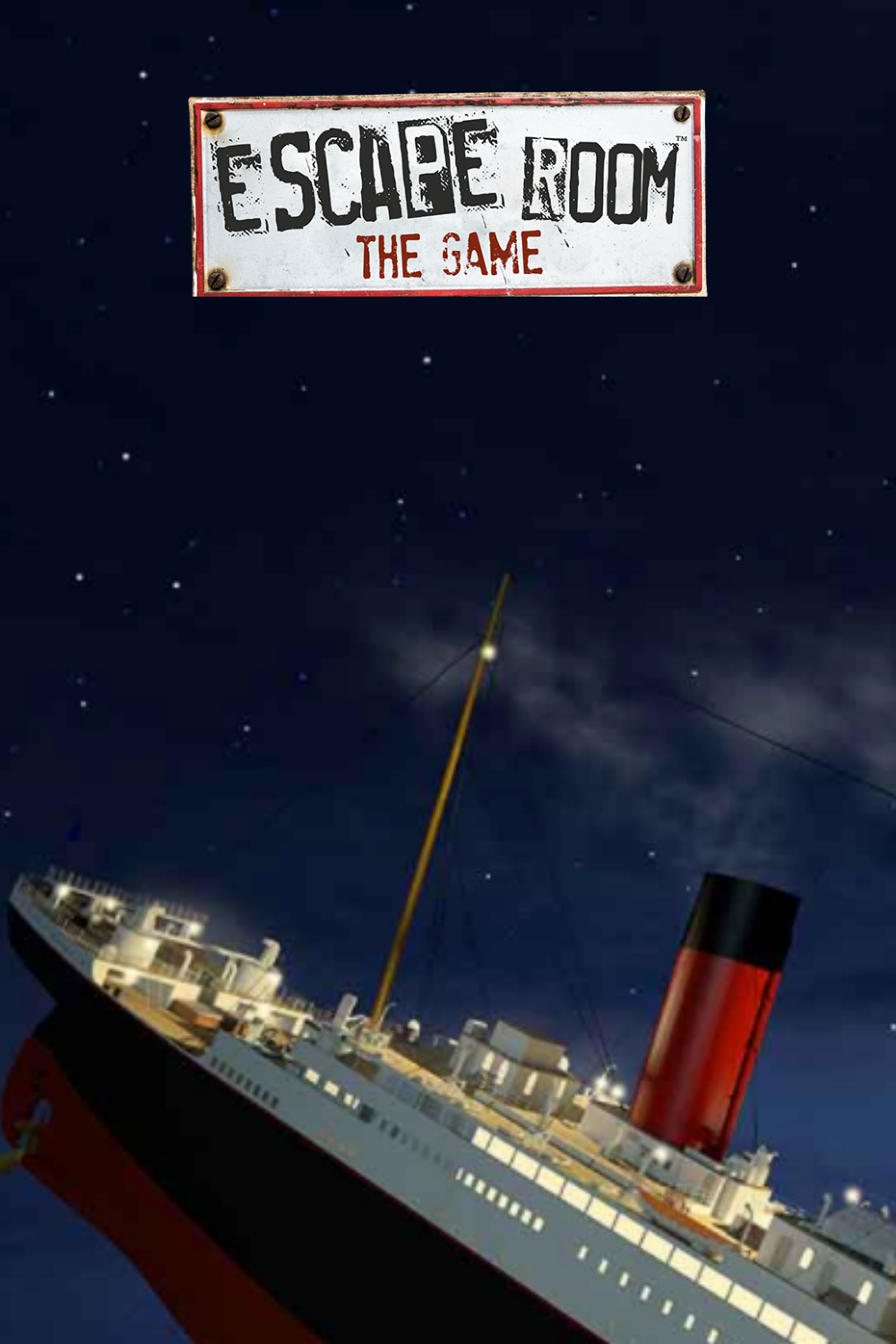 Story: Escape room aboard a dramatic ship