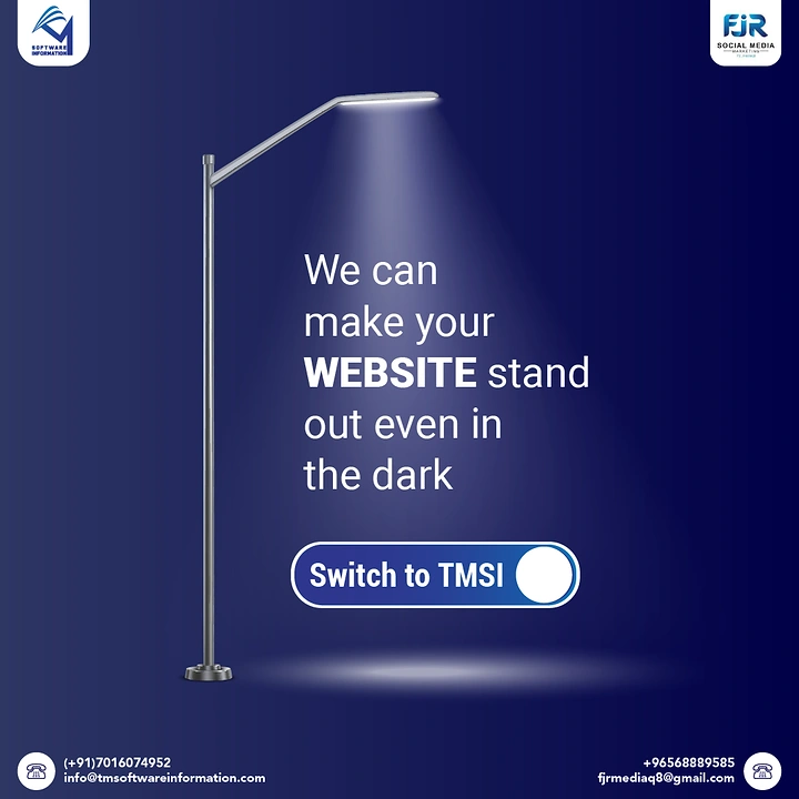 Agency creative ad: Streetlamp spotlight: stand out in dark