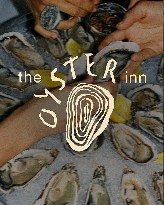 Seafood Restaurants creative ad: Oyster imagery integrated with witty lettering