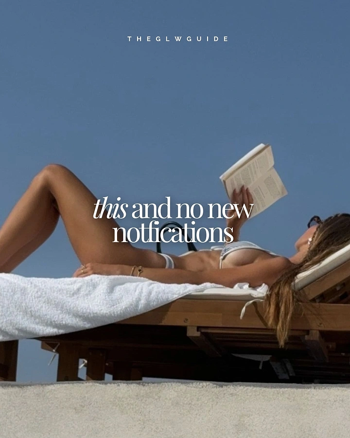 Vacation Rentals & Holiday Homes creative ad: Relaxation framed as notification-free escape