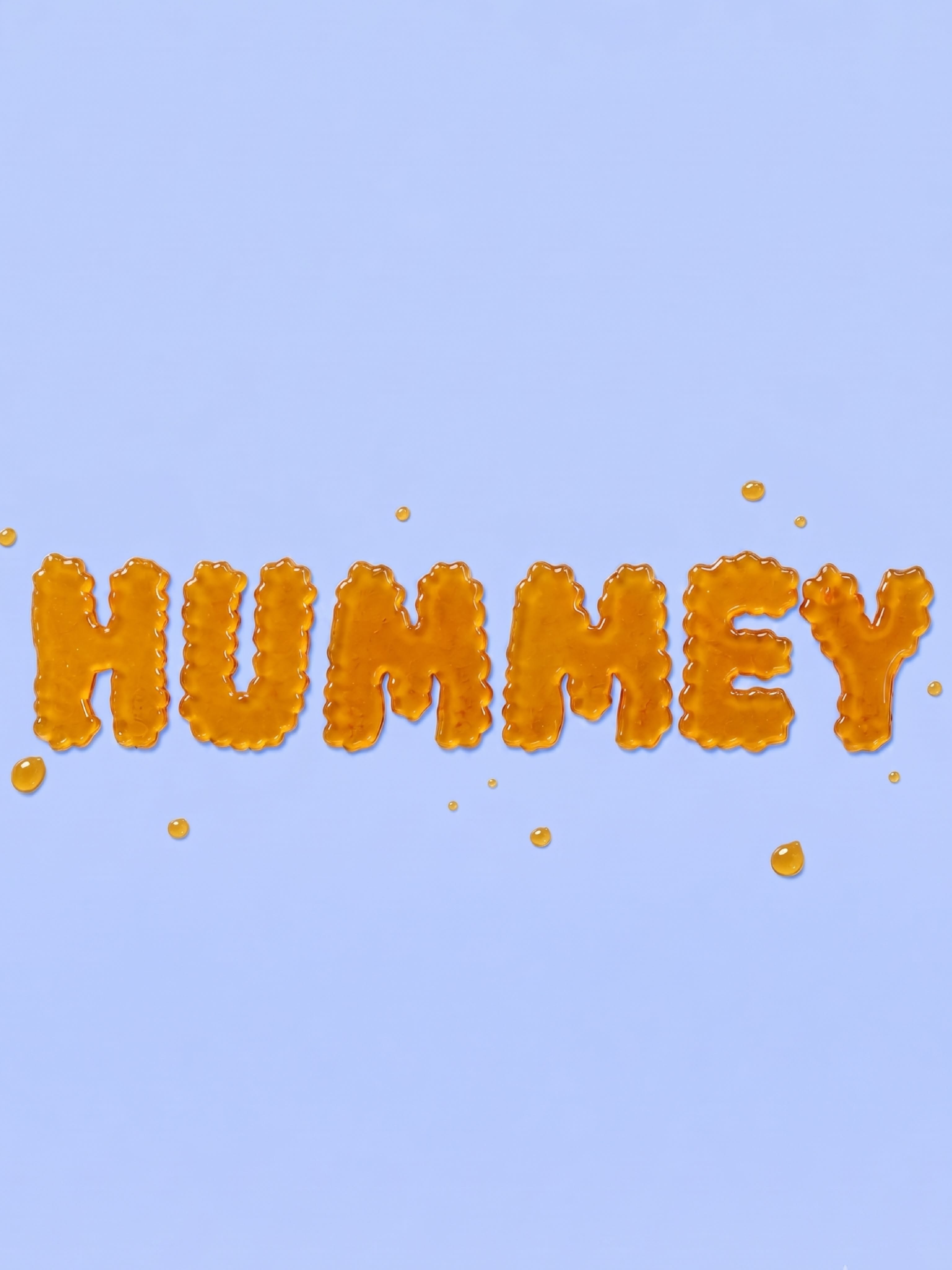 Instagram post: Honey-drip typography becomes message, slide 2