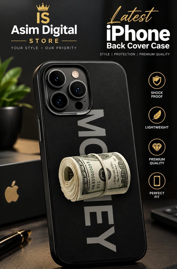 Phone Cases & Mobile Accessories creative ad: Rolled cash creates a clever case metaphor