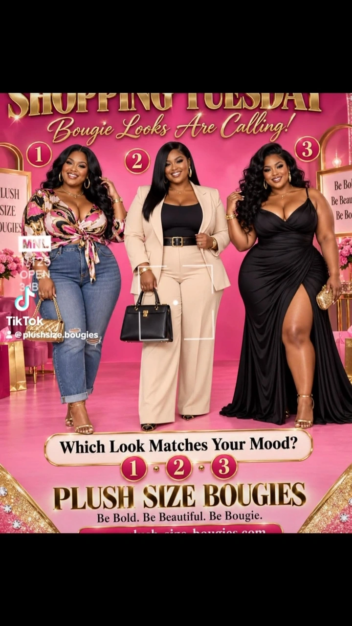 Plus-Size Fashion creative ad: Mood-based shopping quiz concept