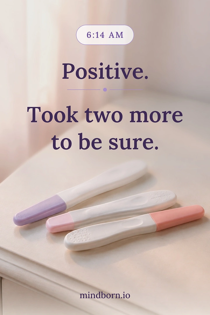 IVF & Fertility Clinics creative ad: Witty 'Positive' copy with test sticks