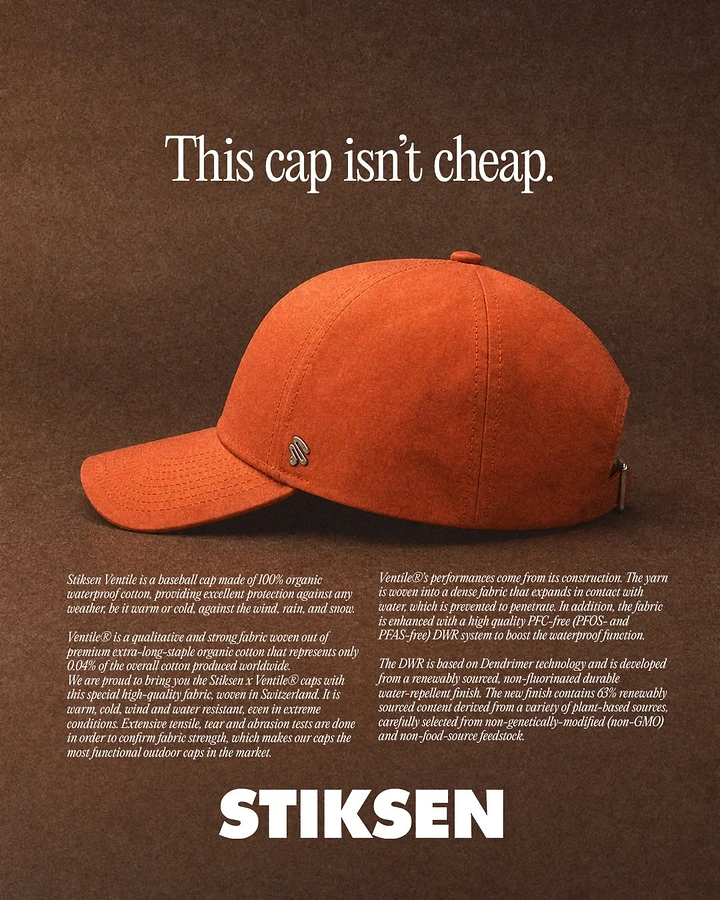 Hats & Caps creative ad: Witty premium-positioning cap concept