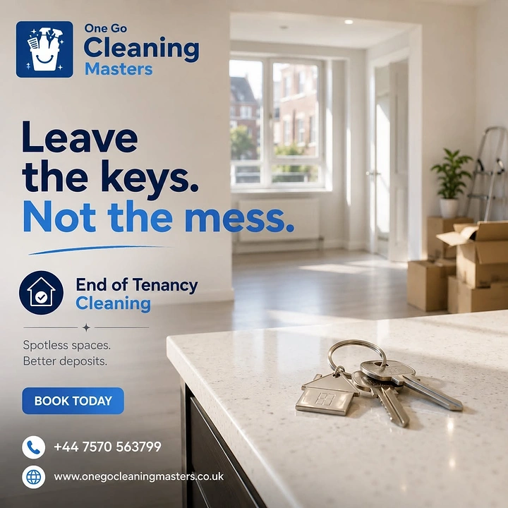 Cleaning Services creative ad: Witty 'Leave the keys, not the mess' copy