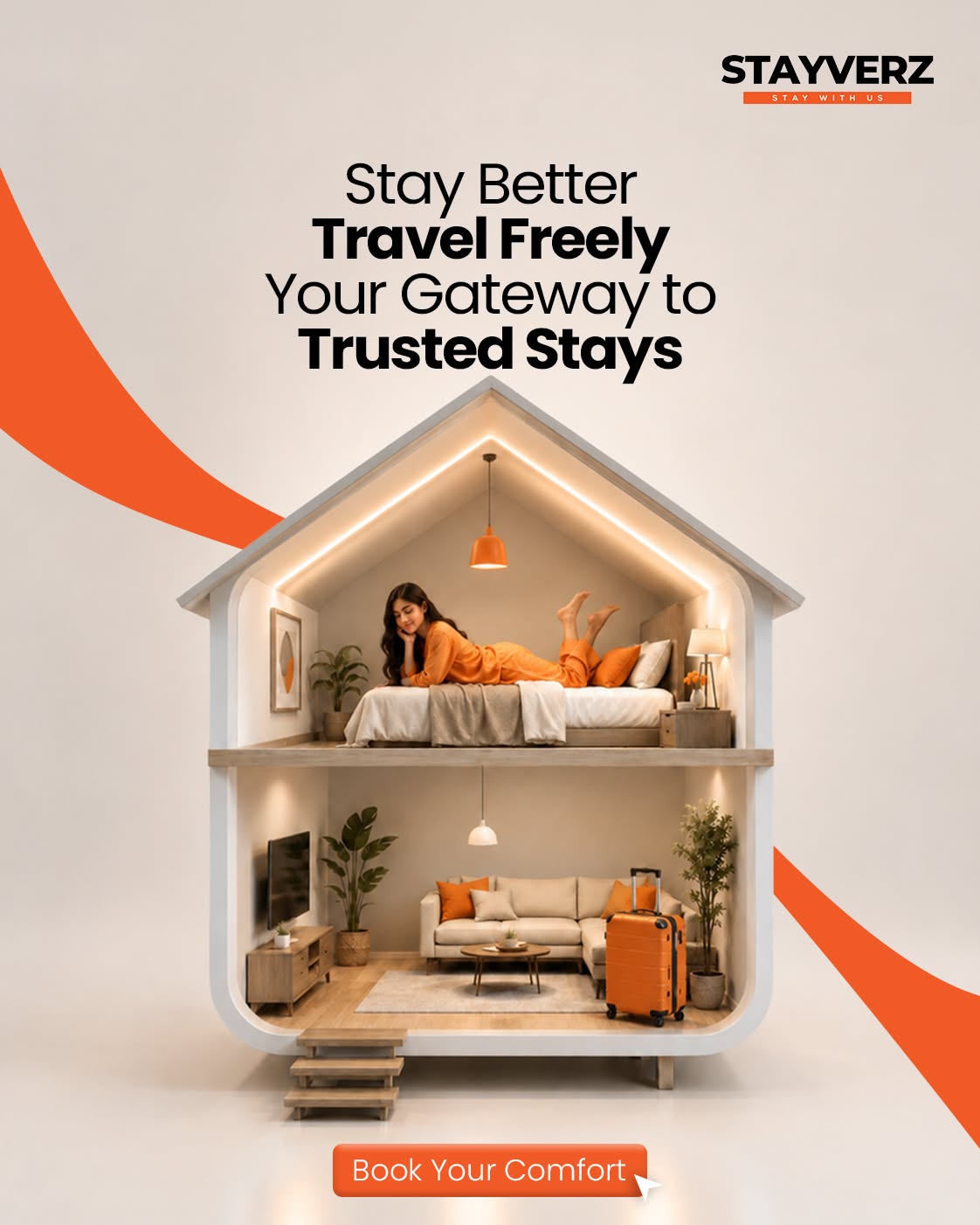 Instagram post: Cutaway house makes trusted stays tangible