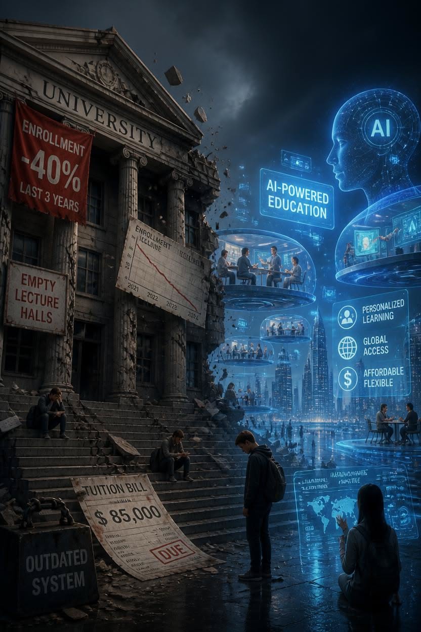 Story: Dystopian AI education world, highly memorable