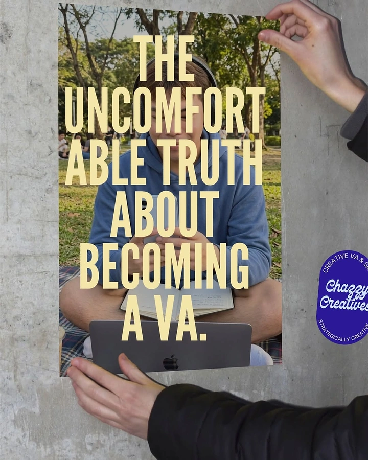 Virtual Assistant Services creative ad: Uncomfortable-truth hook drives VA message