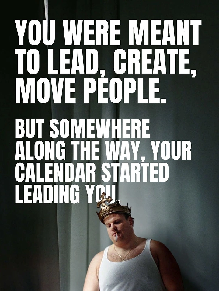 Life & Business Coaches creative ad: Witty calendar-leading-you copy creates tension