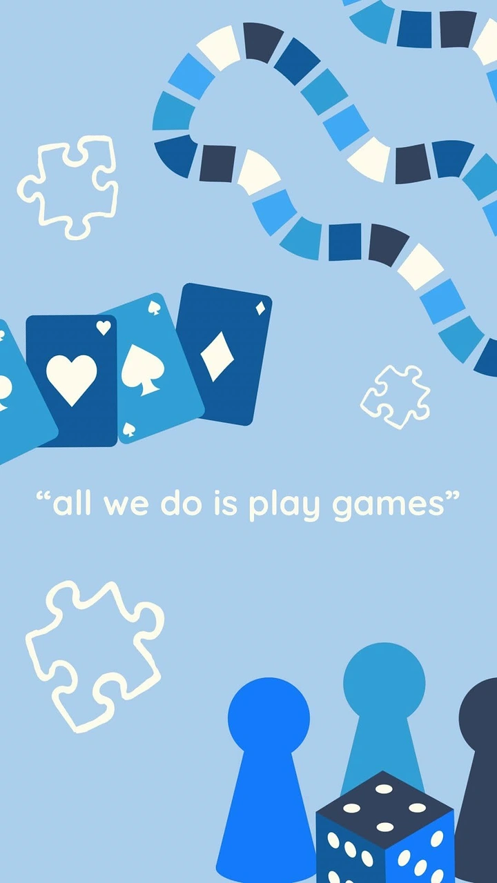Board Games & Game Cafes creative ad: Game path creates playful visual metaphor