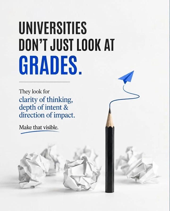 Universities & Colleges creative ad: Pencil and crumpled papers visualize clarity