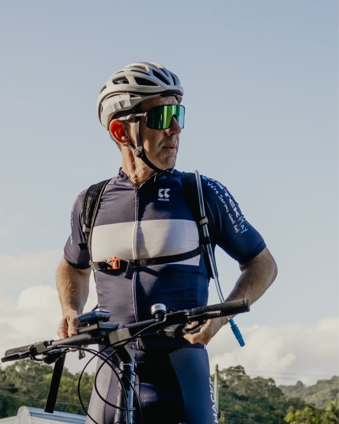 Instagram post: Lifestyle image with witty helmet copy, slide 6