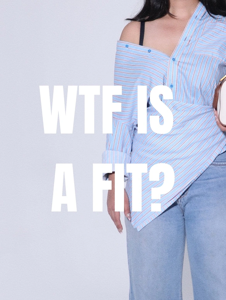 Plus-Size Fashion creative ad: Witty fit question creates campaign hook