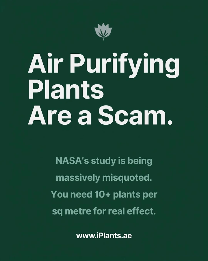 Plant Shops & Nurseries creative ad: Contrarian myth-busting plant message
