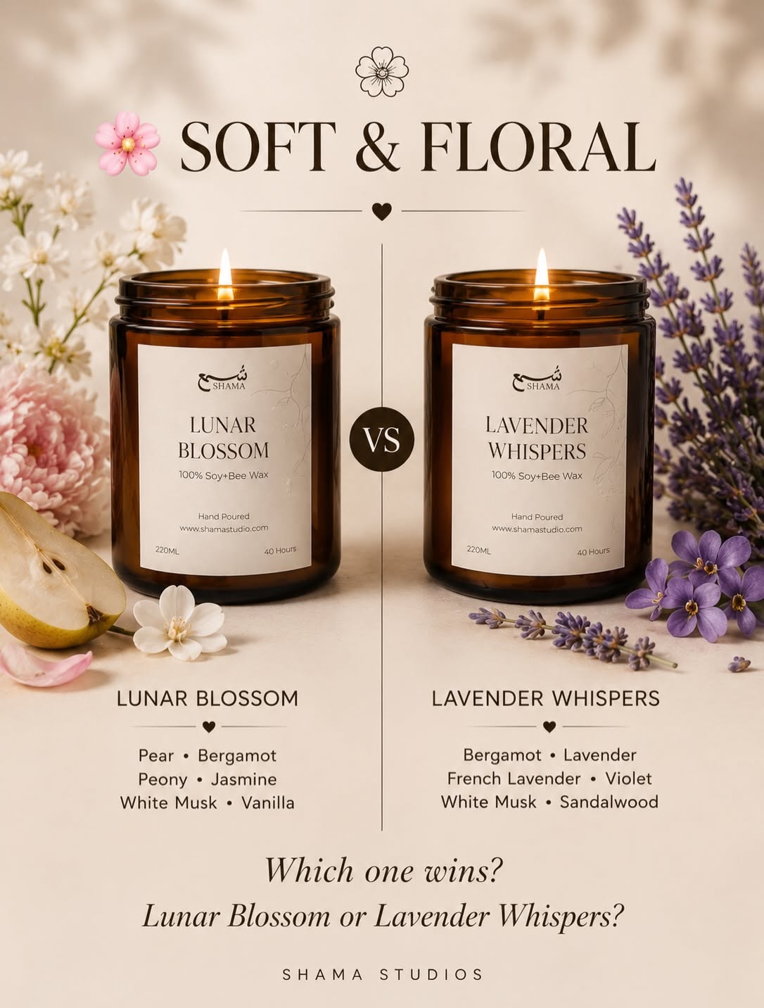 Instagram post: This-or-that scent poll engagement post, slide 2