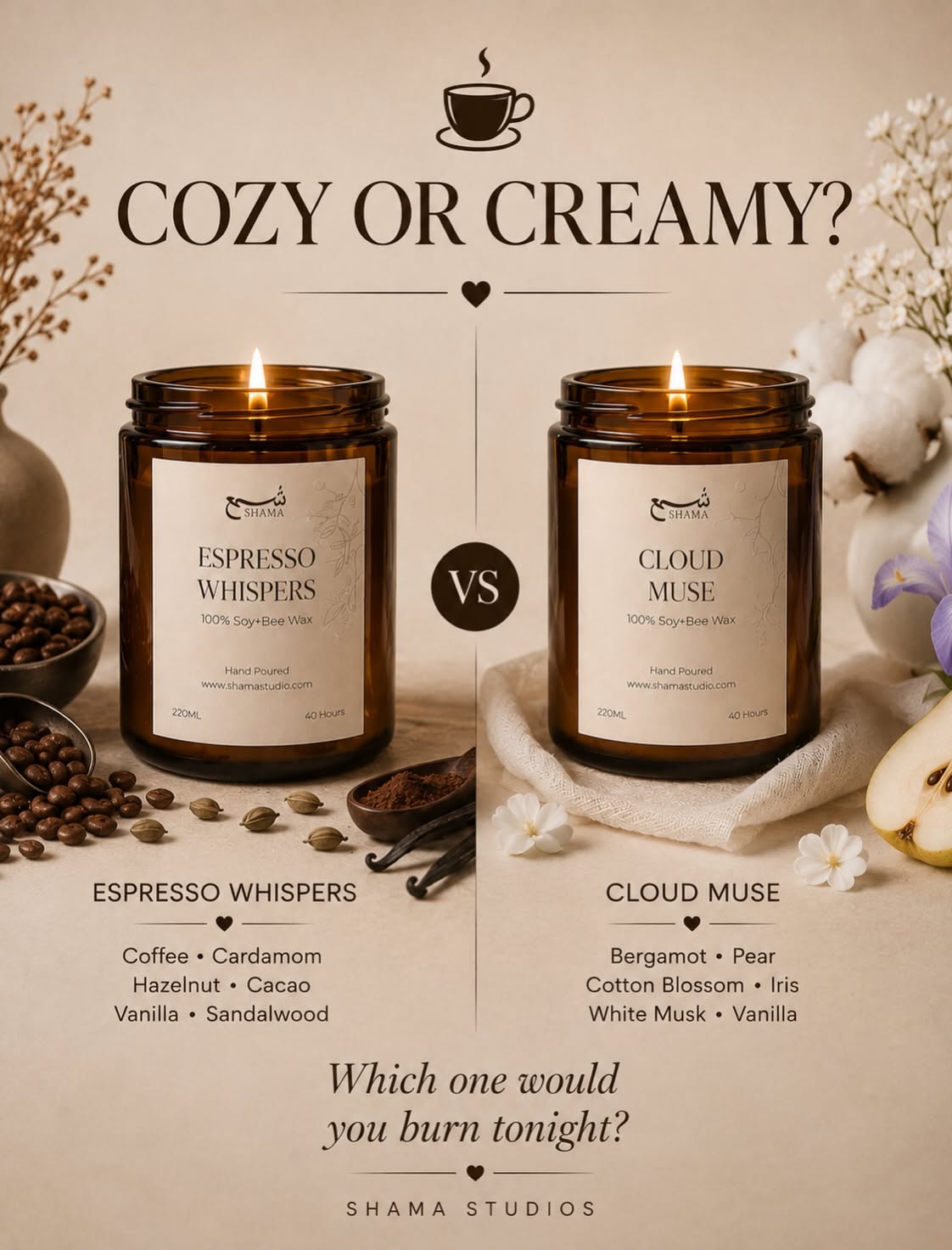 Instagram post: This-or-that scent poll engagement post, slide 4