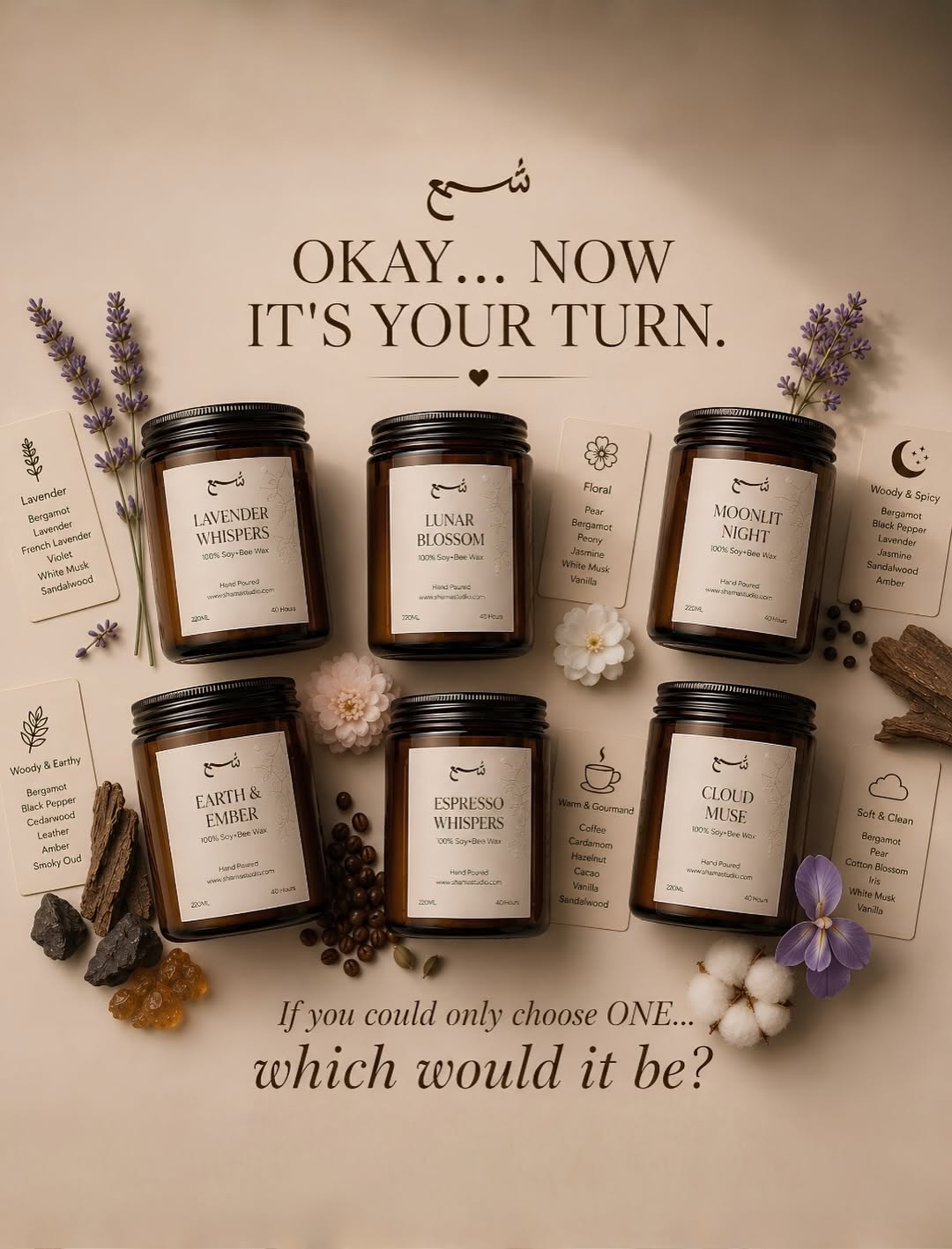 Instagram post: This-or-that scent poll engagement post, slide 5
