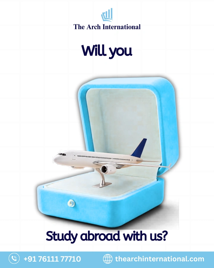 Study Abroad Consultants creative ad: Suitcase-airplane metaphor for studying abroad