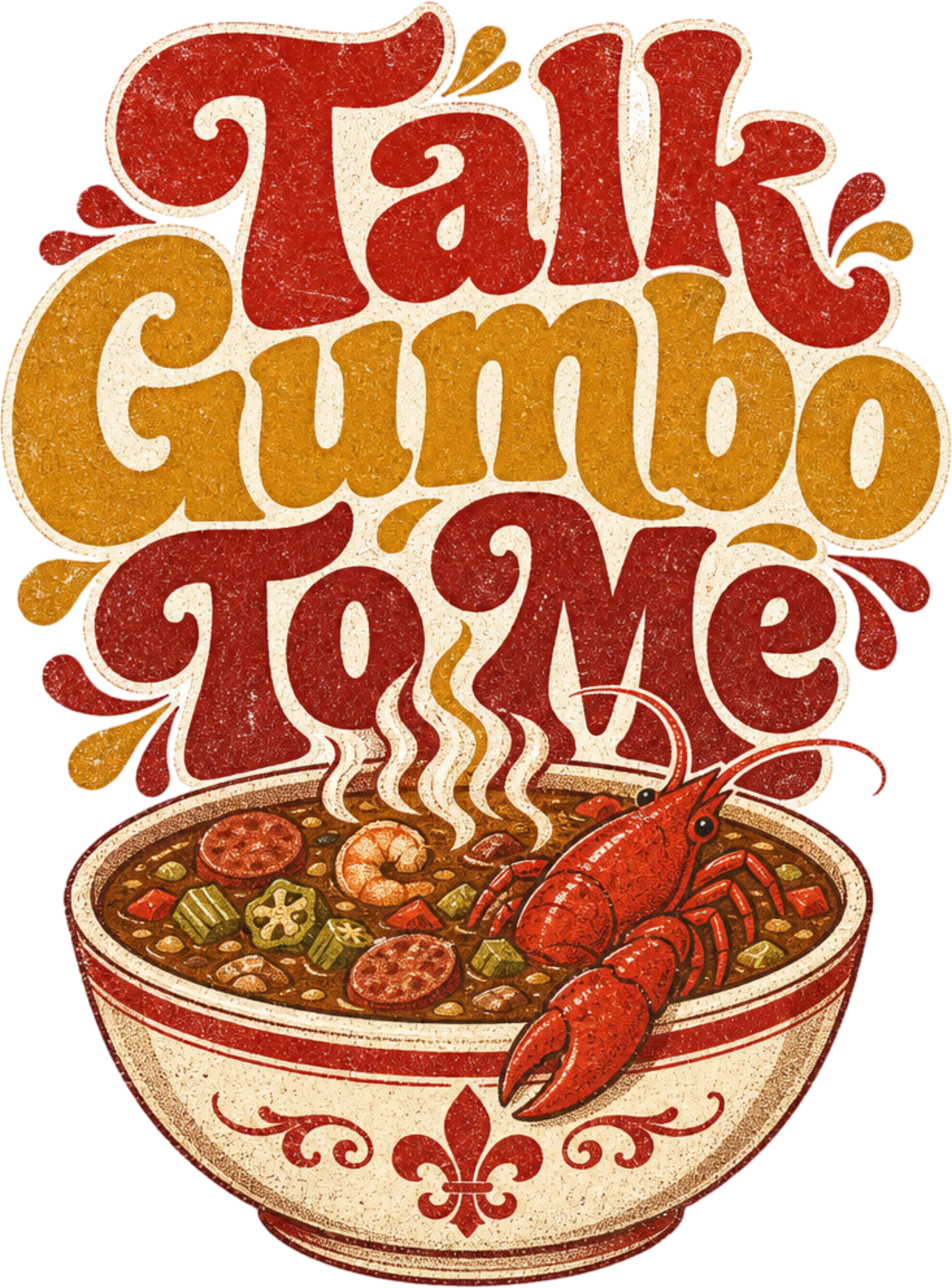 Instagram post: Excellent gumbo pun and typography