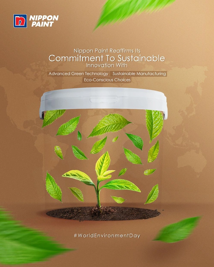 other-festival creative ad: Sapling growing inside a transparent paint bucket