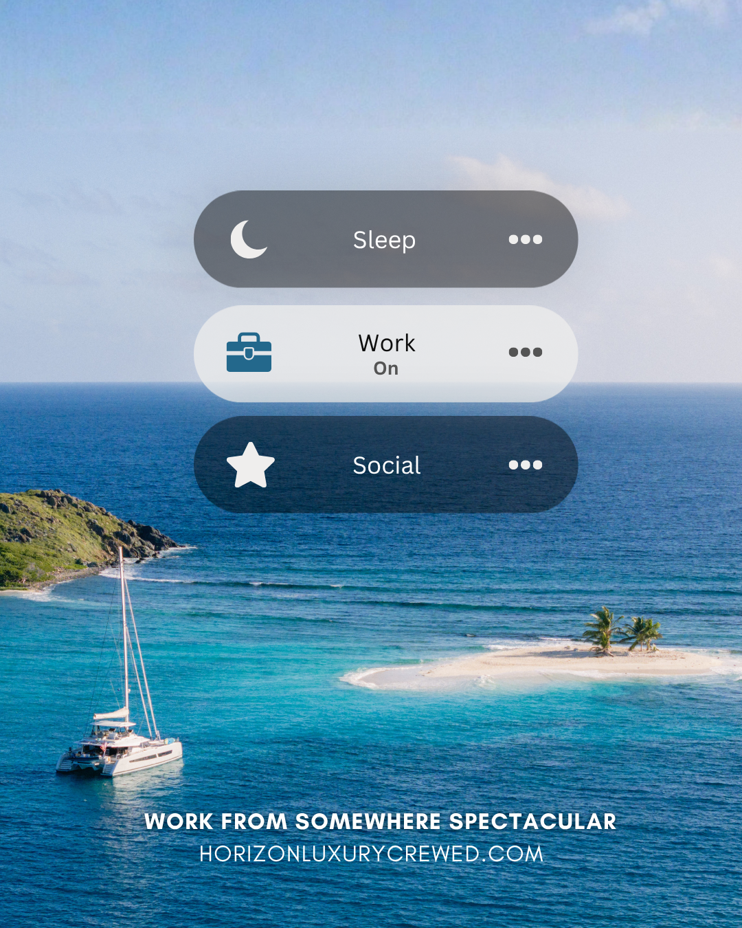 Instagram post: Cruise lifestyle framed as flexible modes