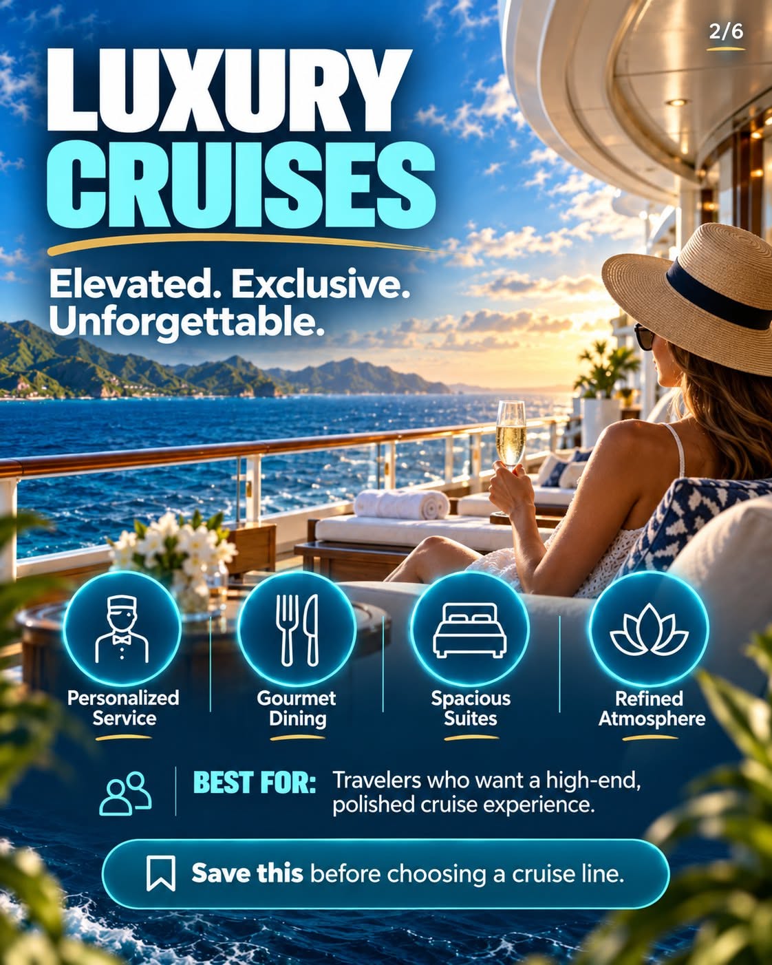Instagram post: Myth-busting infographic with clear cruise argument, slide 2