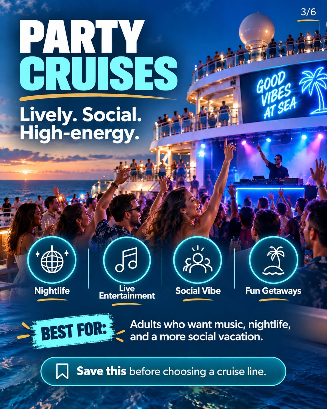 Instagram post: Myth-busting infographic with clear cruise argument, slide 3