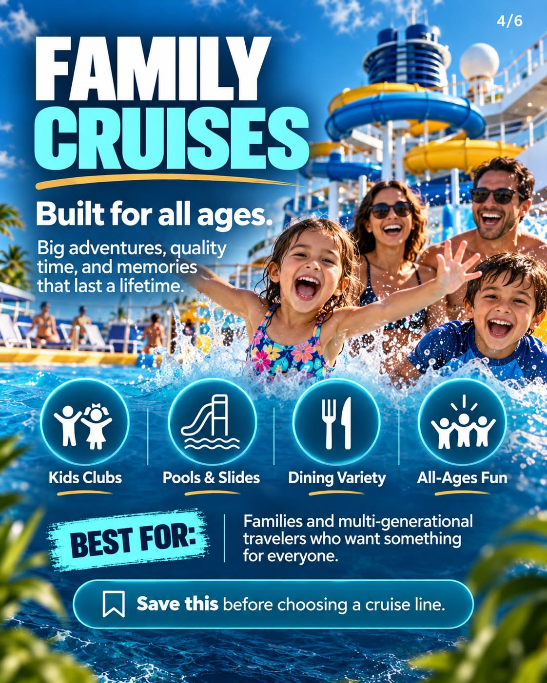 Instagram post: Myth-busting infographic with clear cruise argument, slide 4