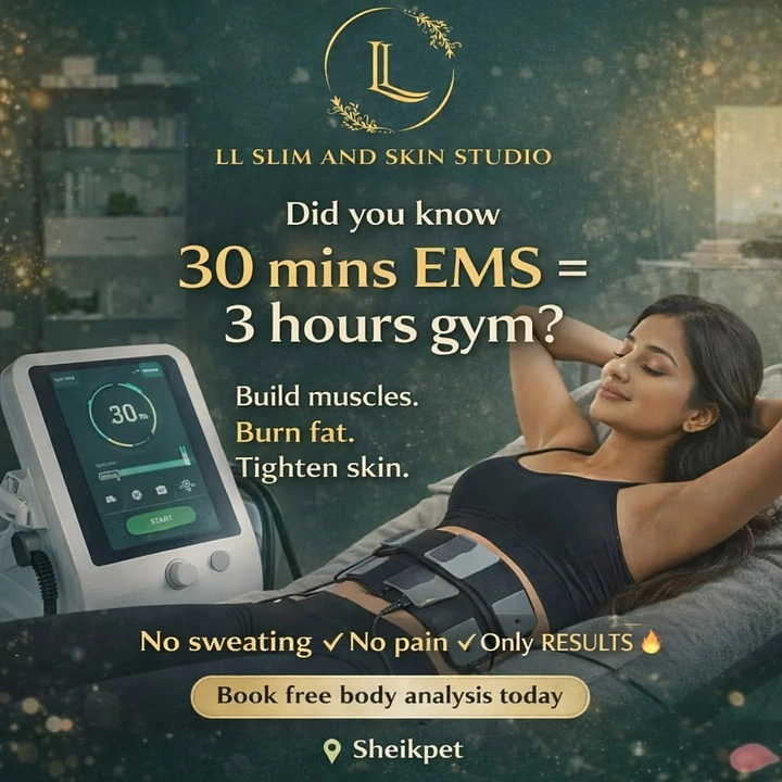 Weight Loss Clinics creative ad: Witty EMS-to-gym time comparison